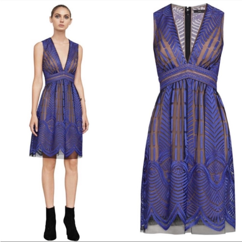 BCBGMaxAzria Kellyn Embroidered Dress